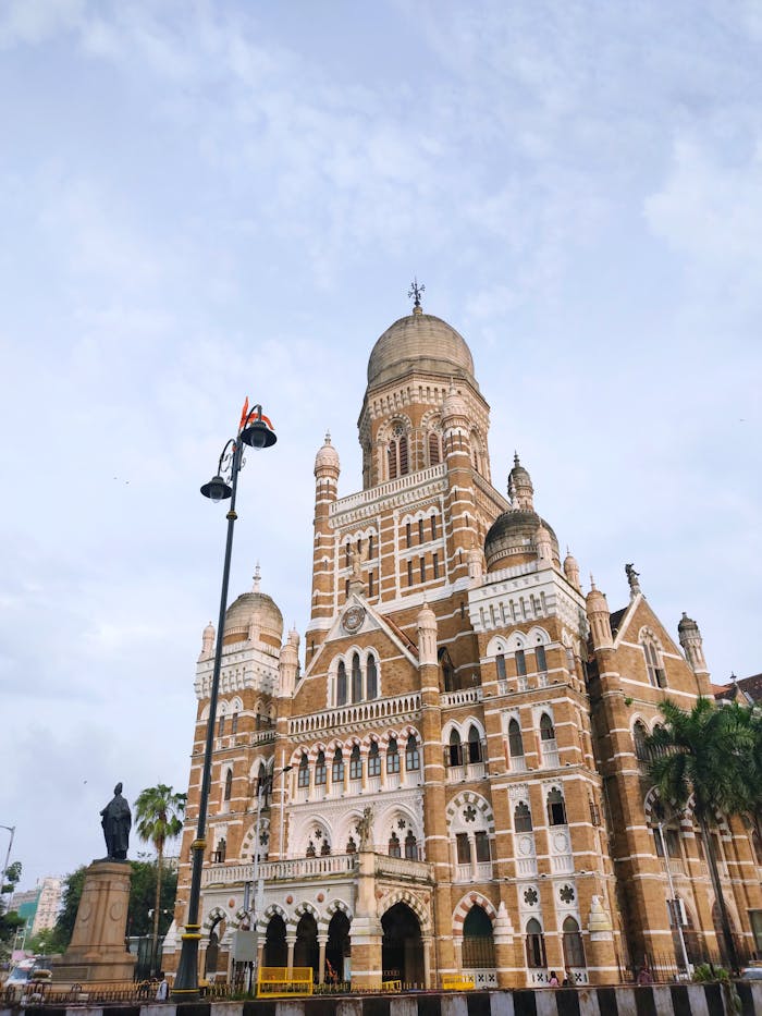Services Explore the historic BMC building in Mumbai, showcasing exquisite colonial architecture.